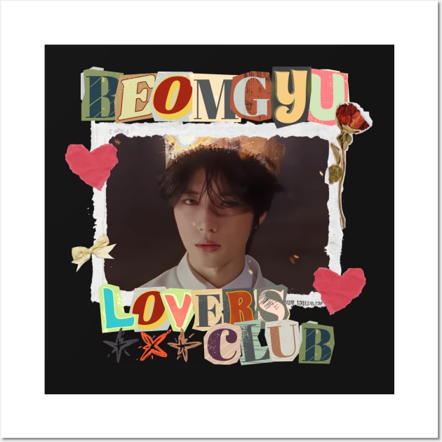 Beomgyu Lovers Club TXT Scrapbook Wall Art by wennstore